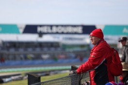 a fan watching motogp live