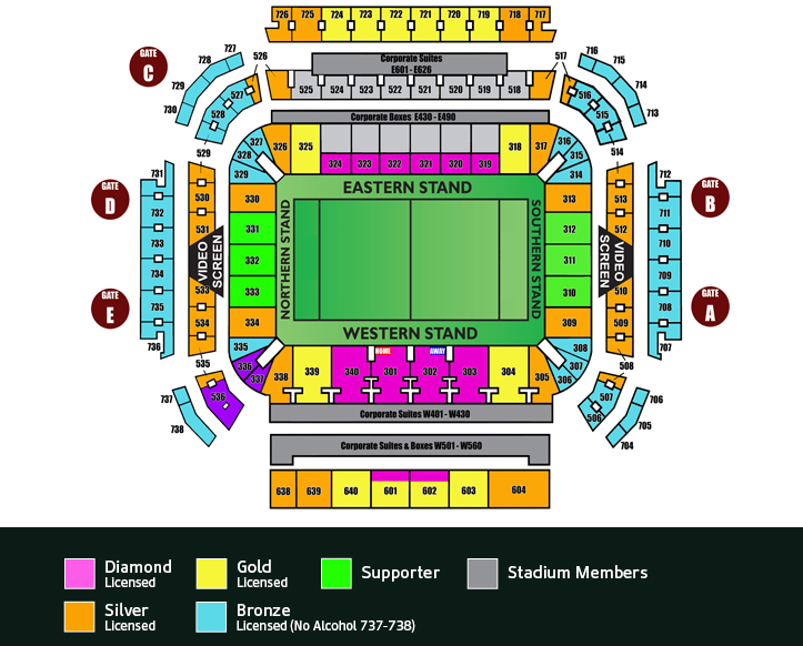 Suncorp Stadium Broncos Seating Plan | Elcho Table
